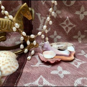 Faux Fresh Water Pearl Necklace